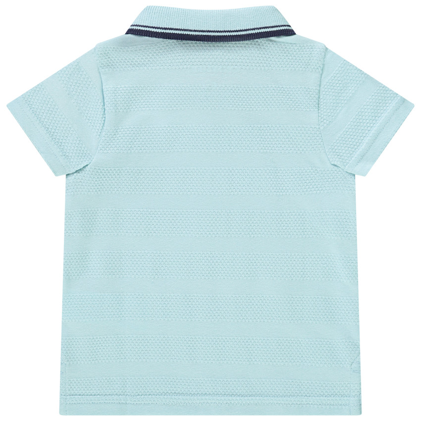 Polo manches courtes print fantaisie pour bébé garçon 