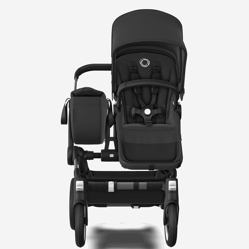 Poussette Donkey 5 Mono Duo assise + nacelle Noir chassis/Taupe Desert  