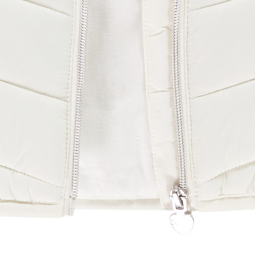 Donsjas zonder mouwen voor baby meisje 