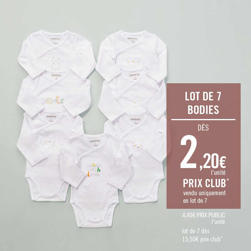 Set van 7 body