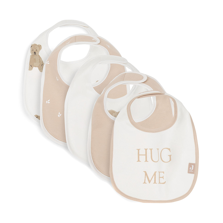 Lot de 5 bavoirs imperméables Teddy Bear/Harvest 