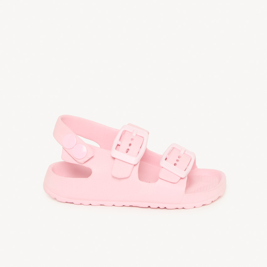 Zachte strandsandalen met gespen voor meisjes 