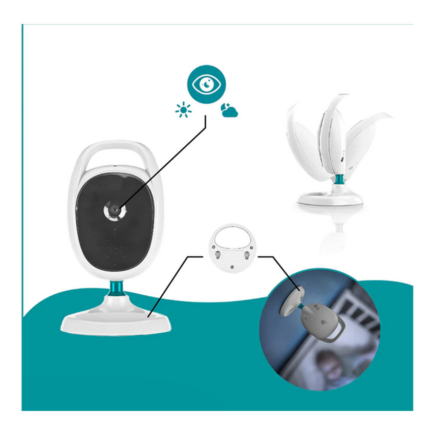 Caméra additionnelle pour babyphone Yoo-See – Blanc 