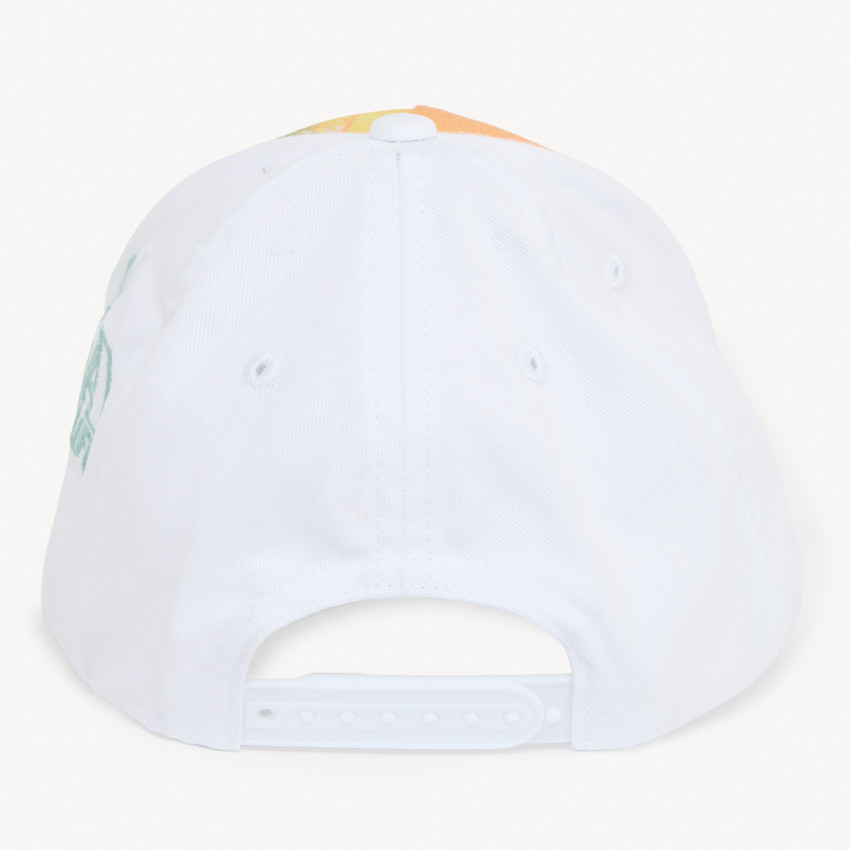 Pet cap van canvas met palmprint en borduring voor jongens 