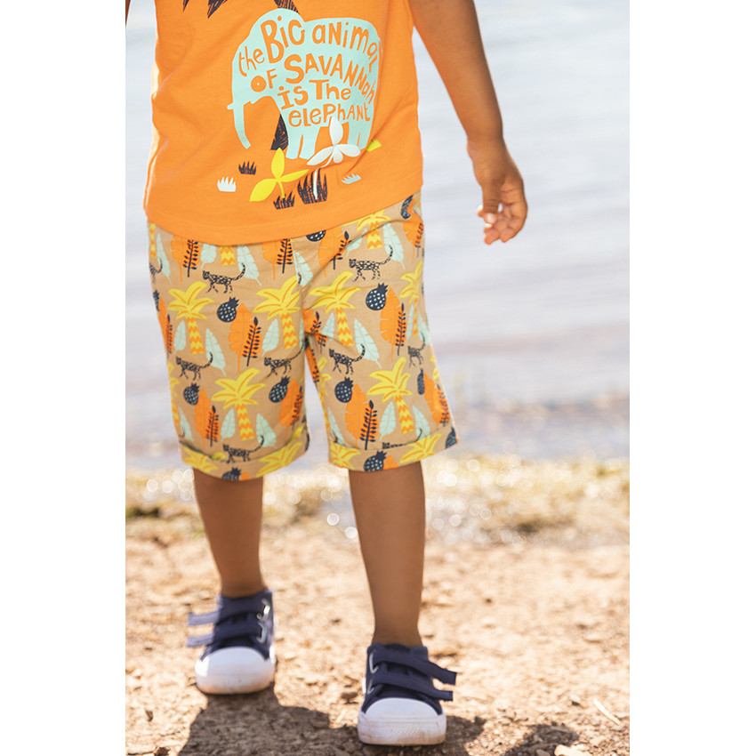 Bermuda imprimé jungle pour bébé garçon 