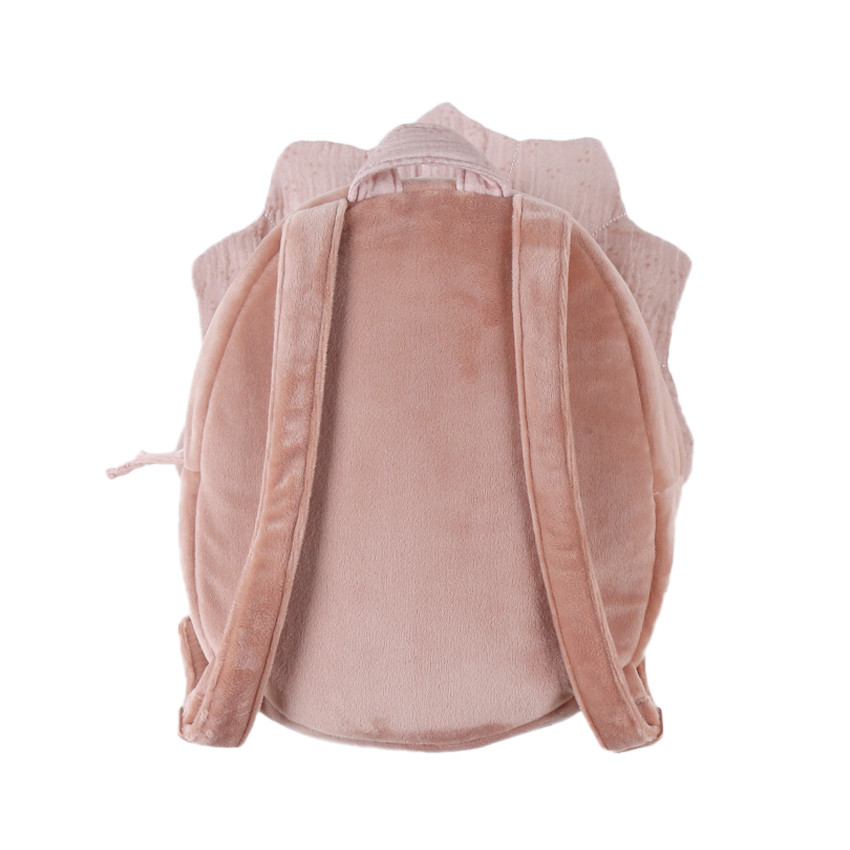 Sac à dos en veloudoux Popsie rose 