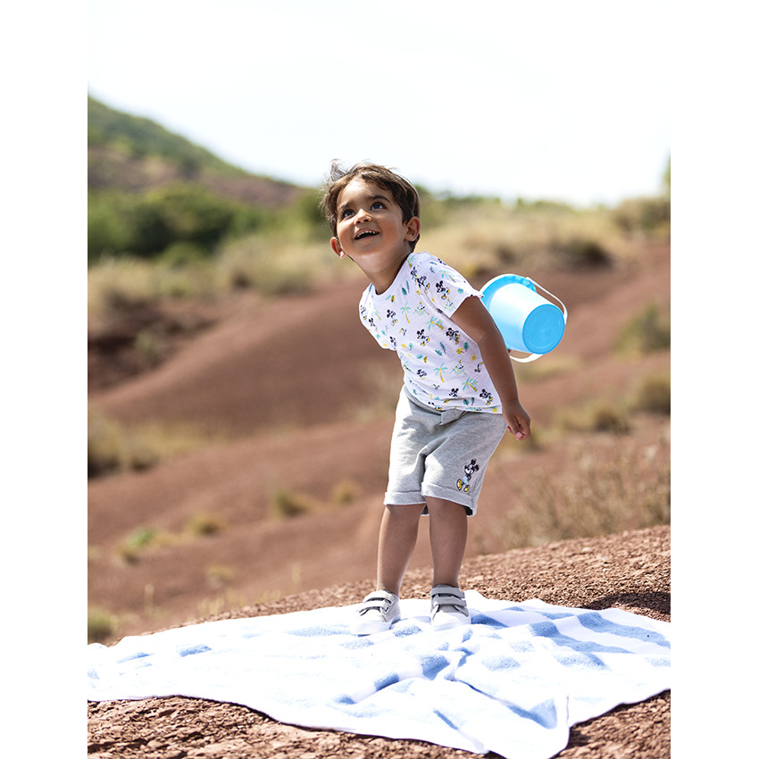 Ensemble de plage t-shirt et bermuda Mickey Disney  