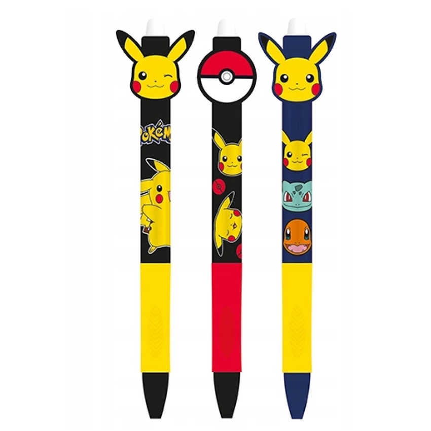 Stylo éffacable Pokemon- choix coloris aléatoire- 1pc 