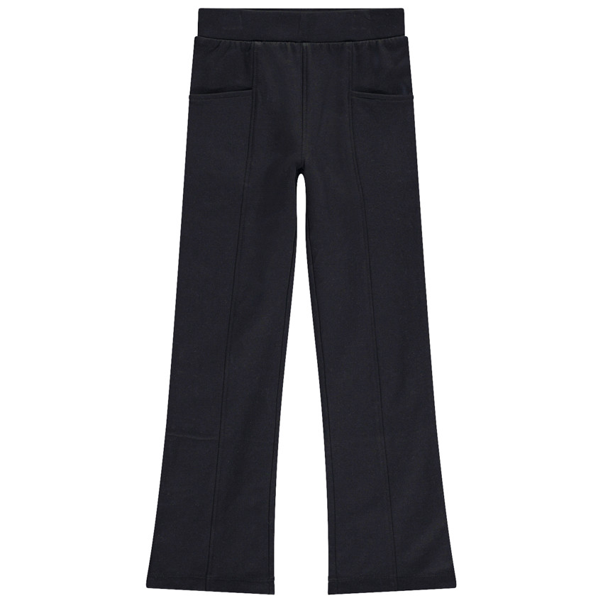 Jegging forme trompette en molleton uni fille 