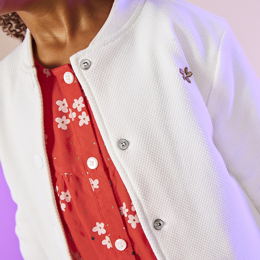 Lange mouwen jurk met bloemenprint voor meisjes 