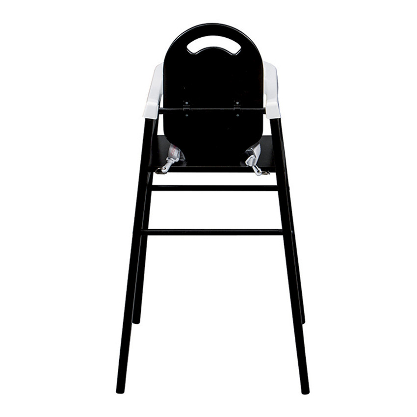 Chaise haute fixe Lili - Noir 