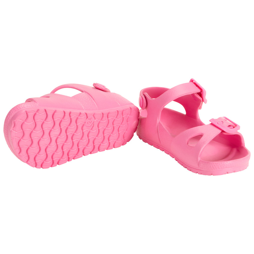 Zachte strandsandalen met gespen voor meisjes 