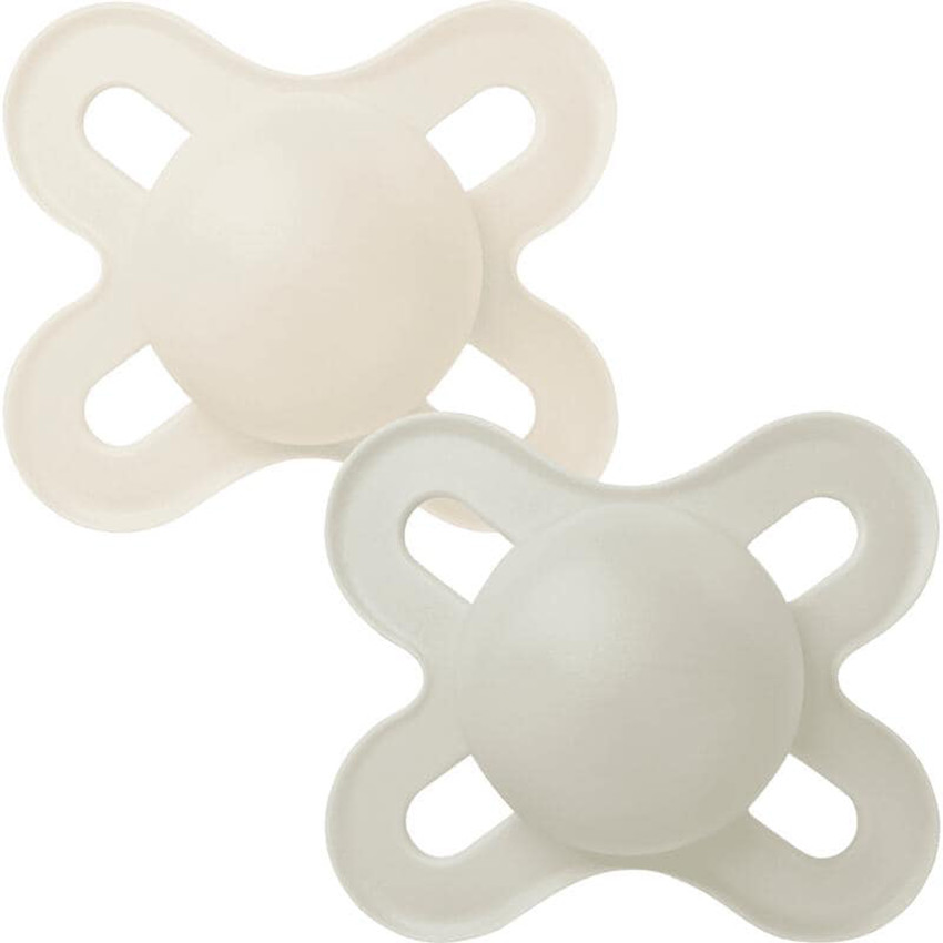 Fopspeen silicone Original Start 0/2m Plain Uni 2stuks 