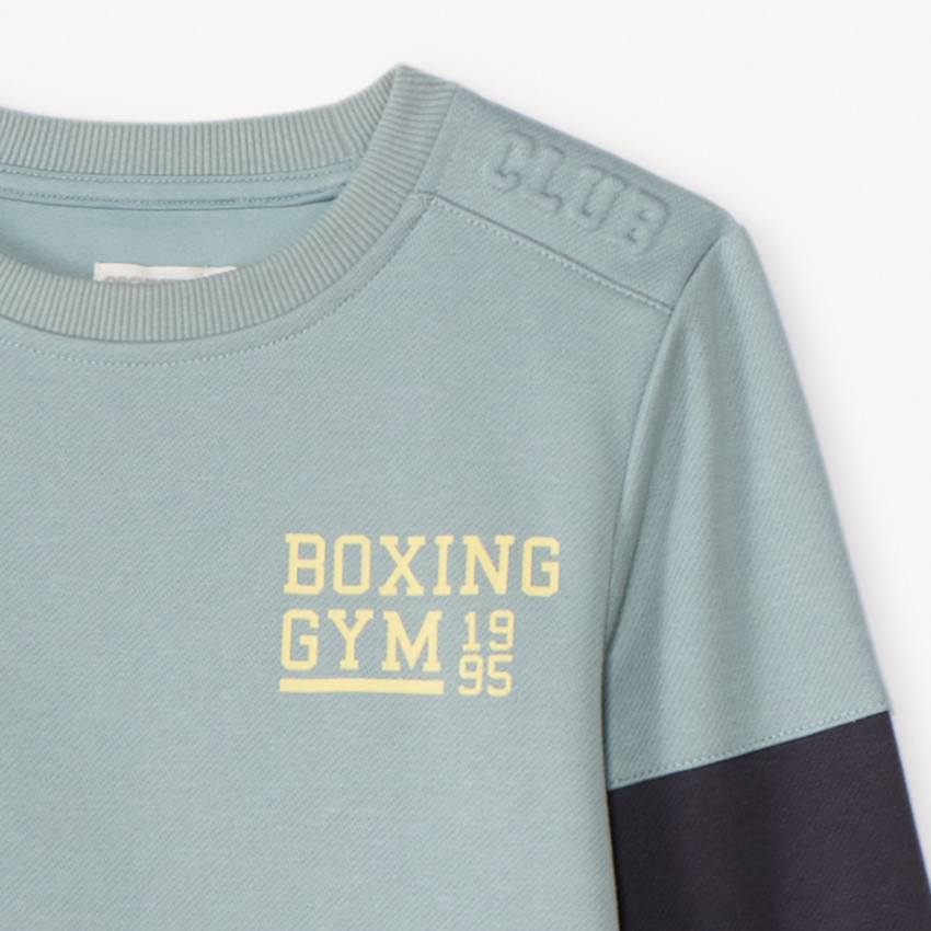 Jogging set met color block effect voor jongens 