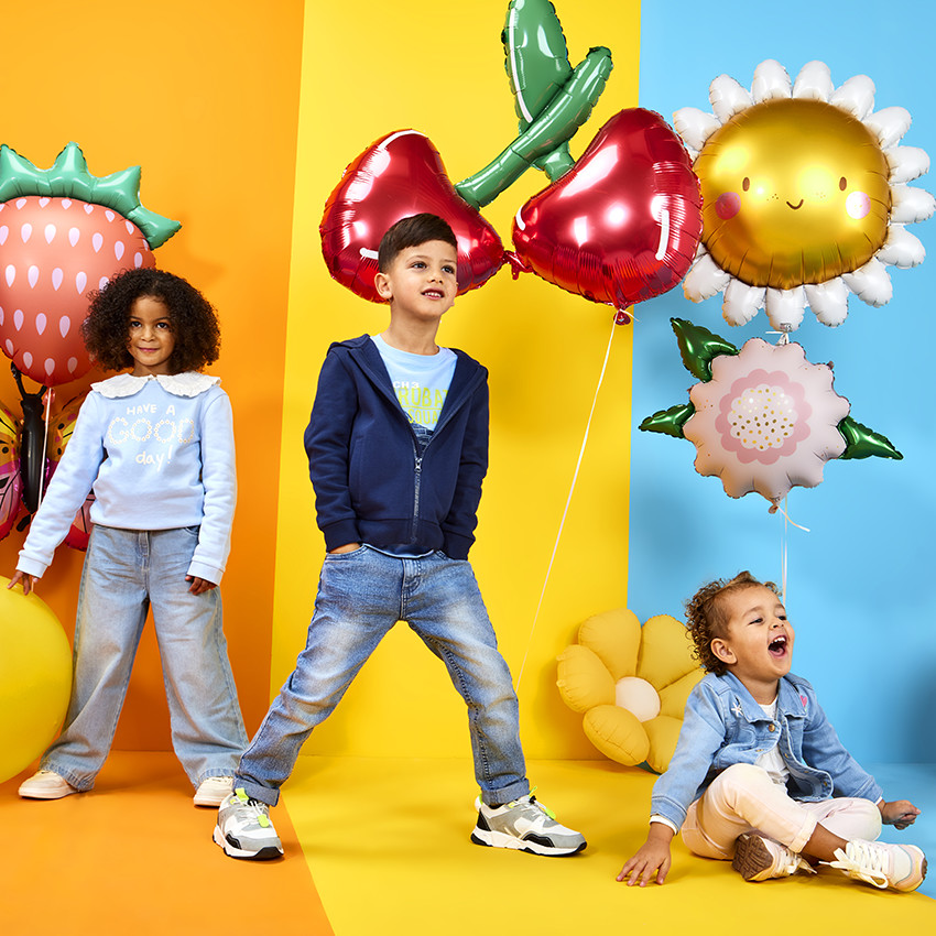 Jas met jeanslook en borduren voor meisjes 