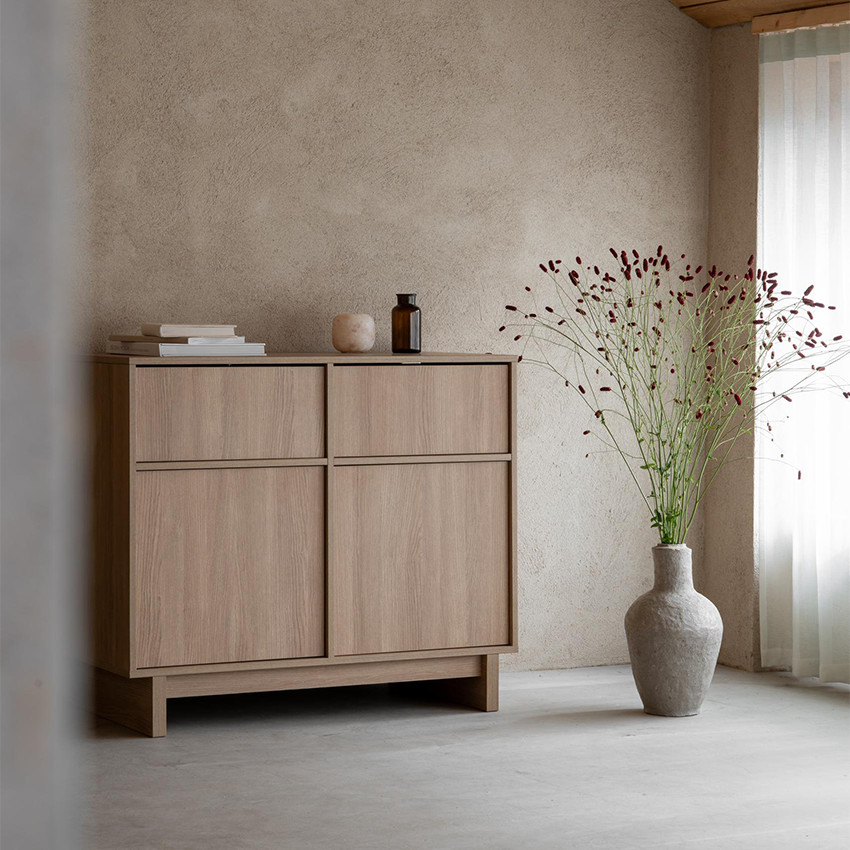Commode 2 portes Kyo Honey Ash 