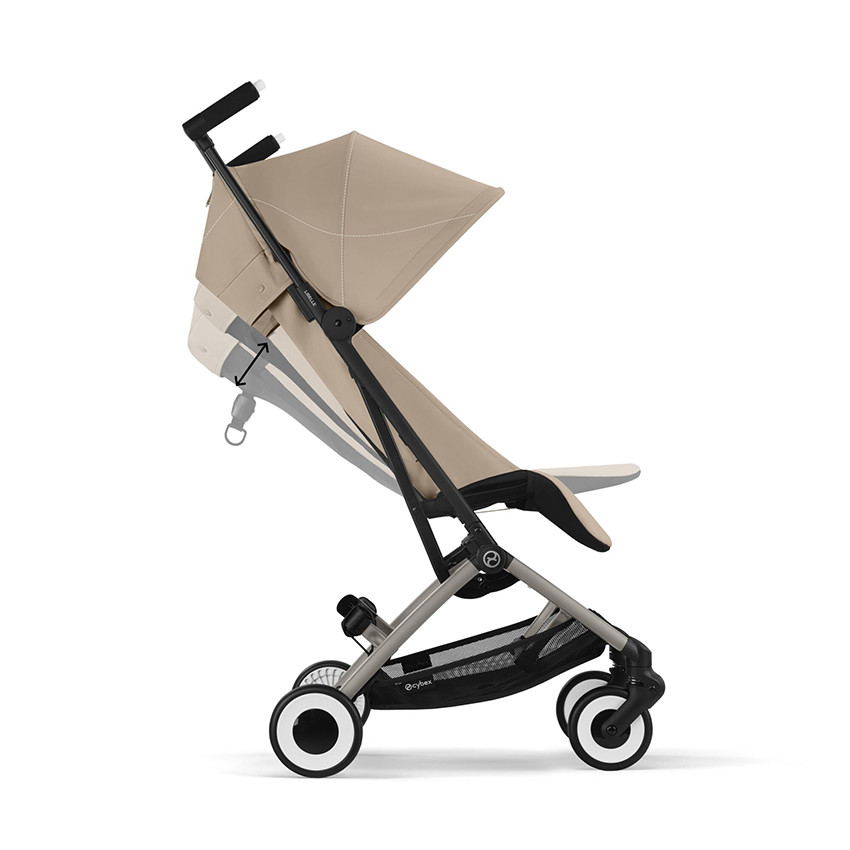 Poussette canne ultra-compacte Libelle taupe/almond beige 