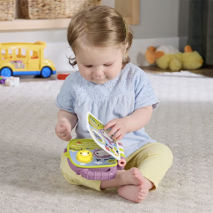 Livre interactif Comptines du singe violet 