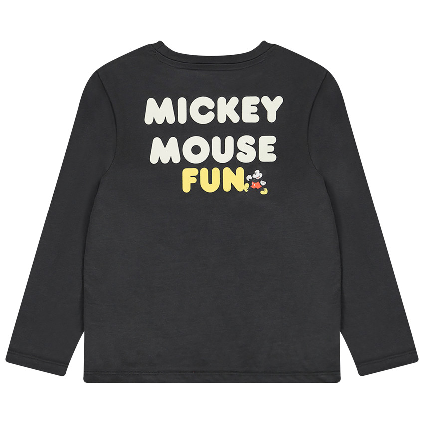 Langarm T-shirt Mickey Disney voor jongens 