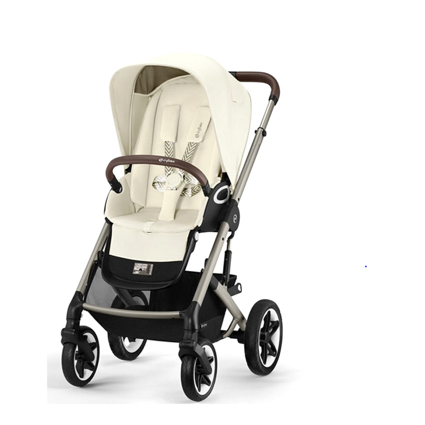 Poussette Talos S Lux Châssis Taupe - Seashell Beige 
