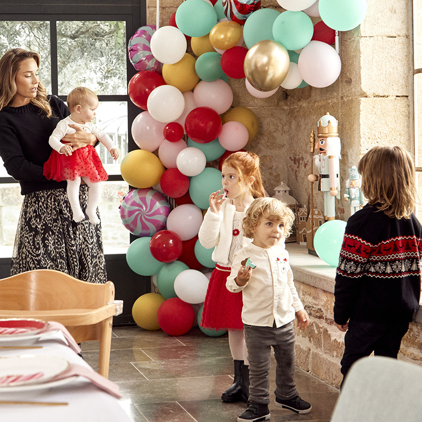 Gilet in imitatiebont voor meisjes 