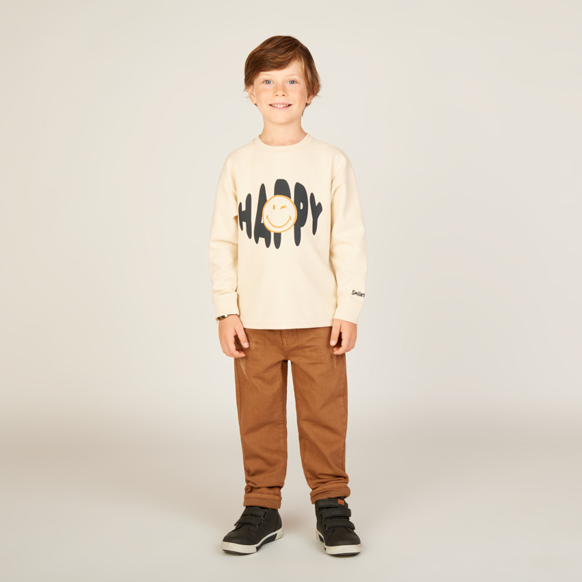 T-shirt manches longues SmileyWorld garçon 