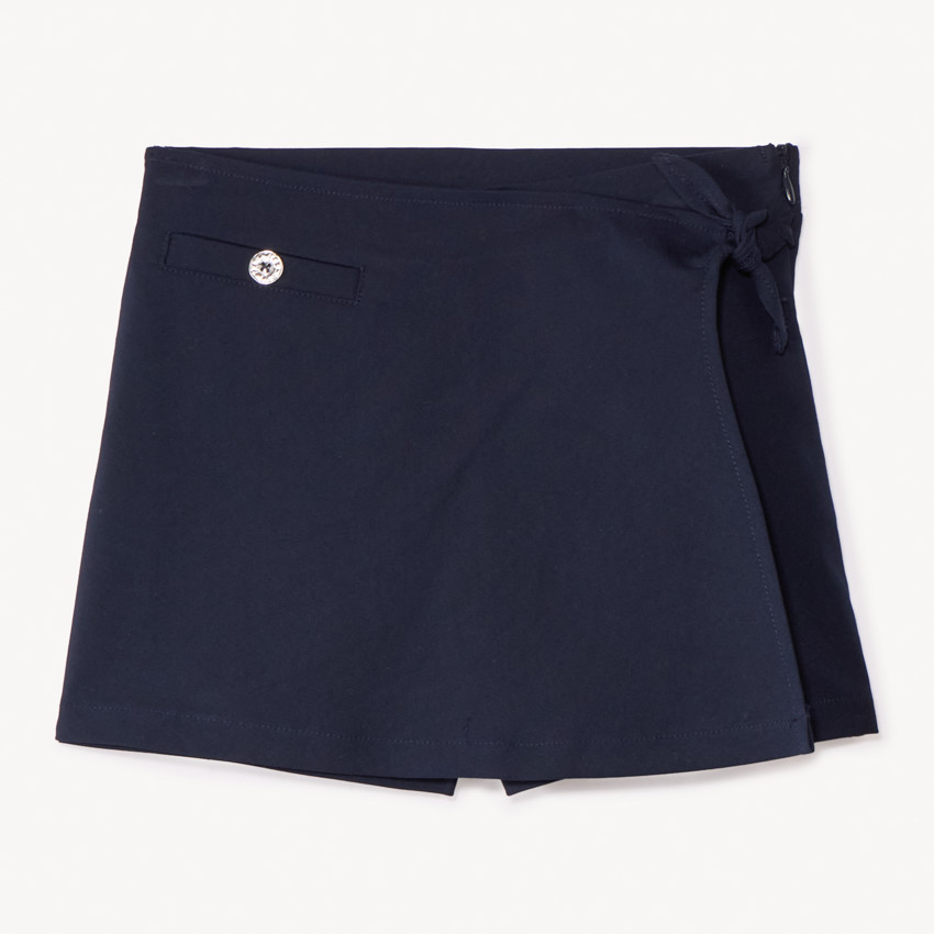 Jupe Short Bleu Marine Fille Jupe-short De Tennis Sport Fille Marine