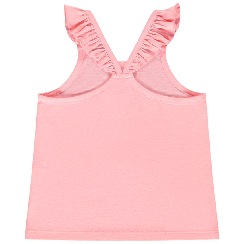 Ruches T-shirt met puff print Tanzanie voor meisjes 