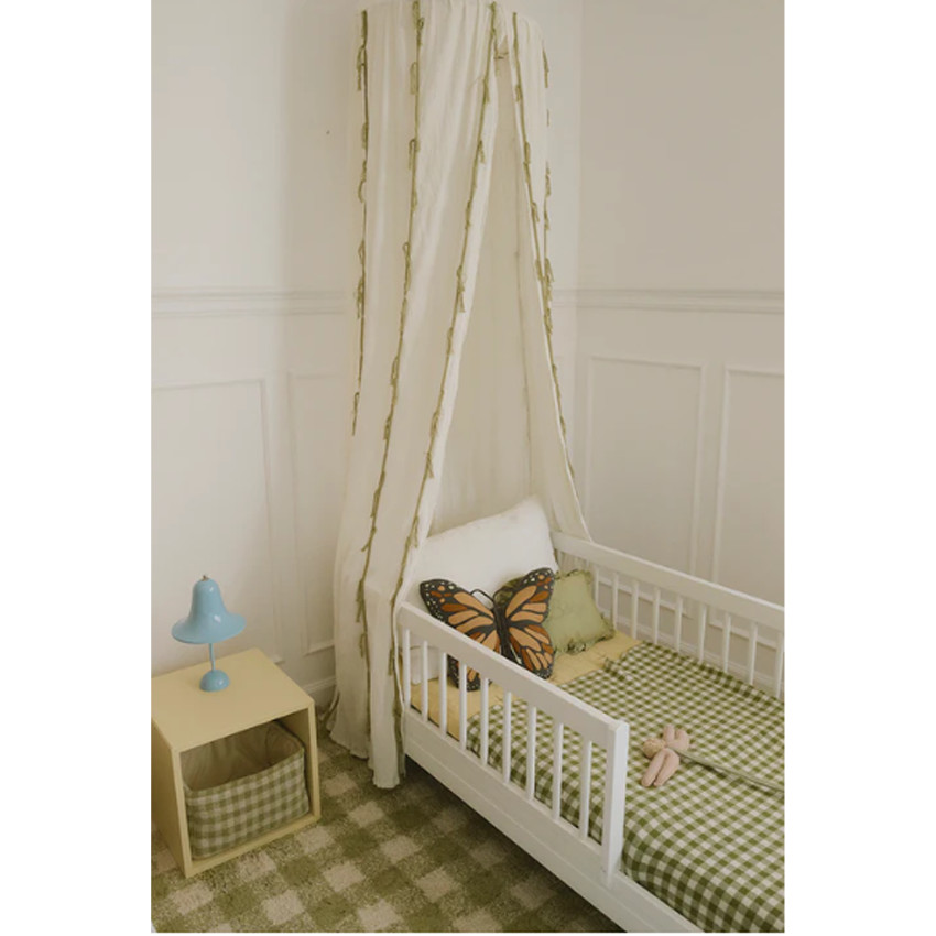 Tapijt wasbaar 90x120cm Vichy Matcha 