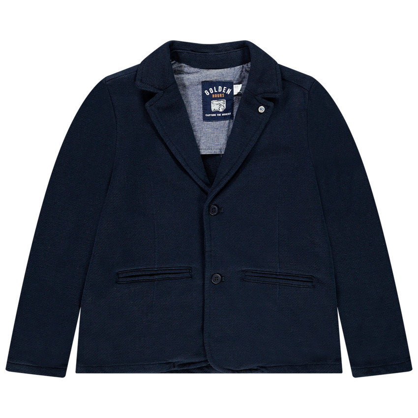 Veste de cérémonie en coton piqué pour garçon 
