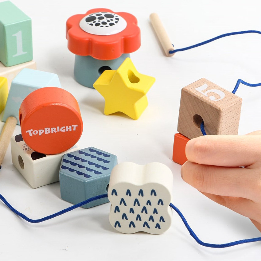 Educatief speelgoed Houten Multifunctionele Duizendpoot 18M+ 