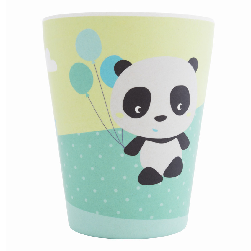 Set repas Panda en Bamboo - 5pcs 