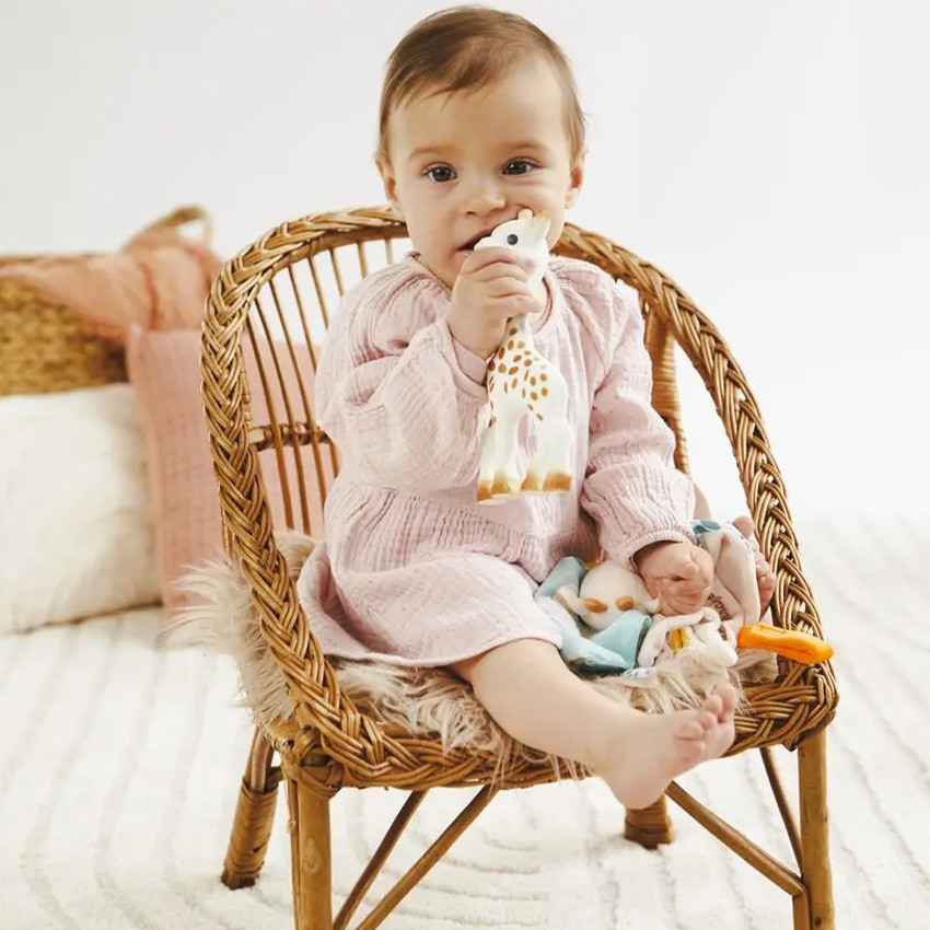 Coffret Sophie la girafe et son doudou  