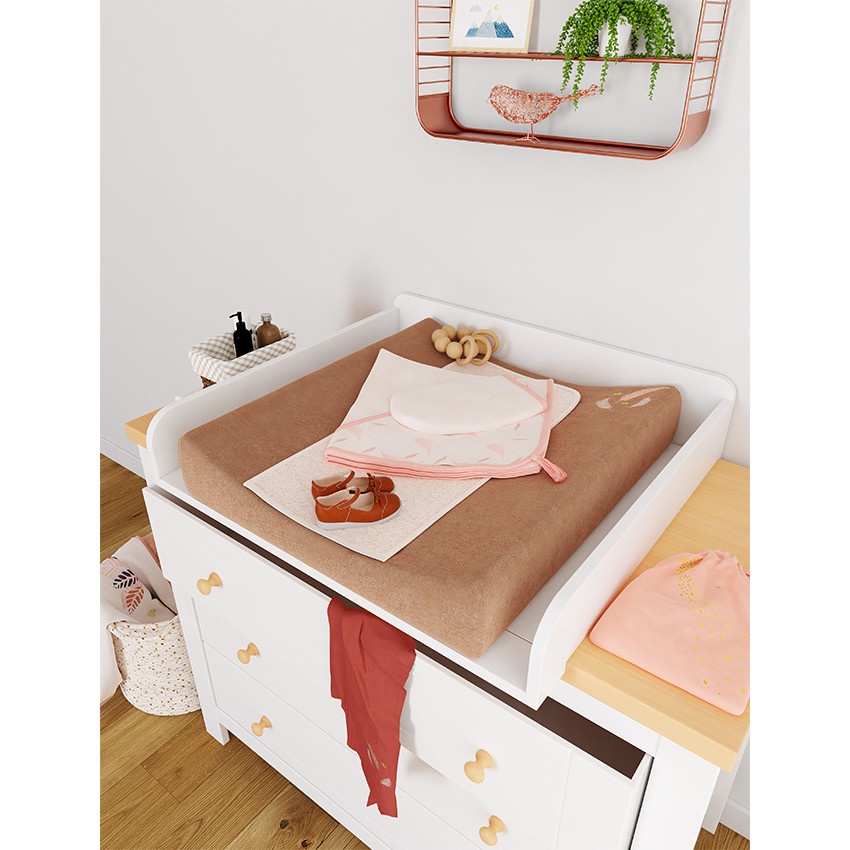 Cape de bain et gant de toilette Magic bird  