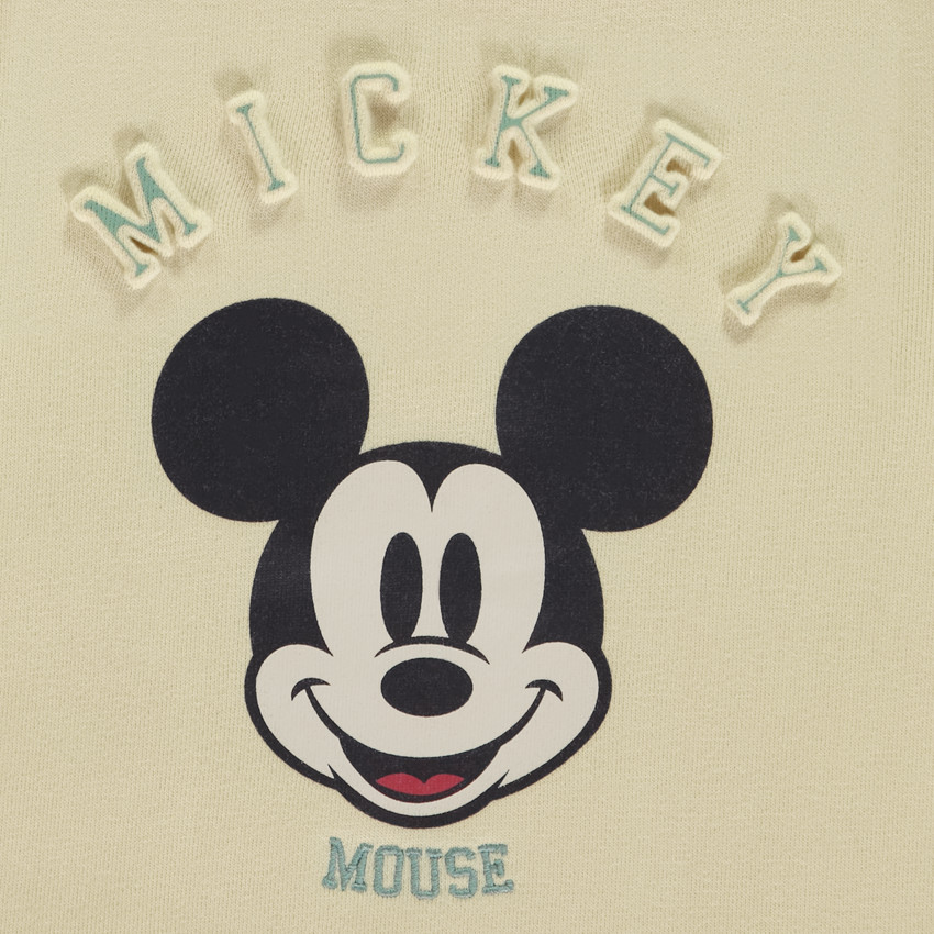 Fleece sweatshirt met reliëfpatroon Mickey Disney voor baby jongen 