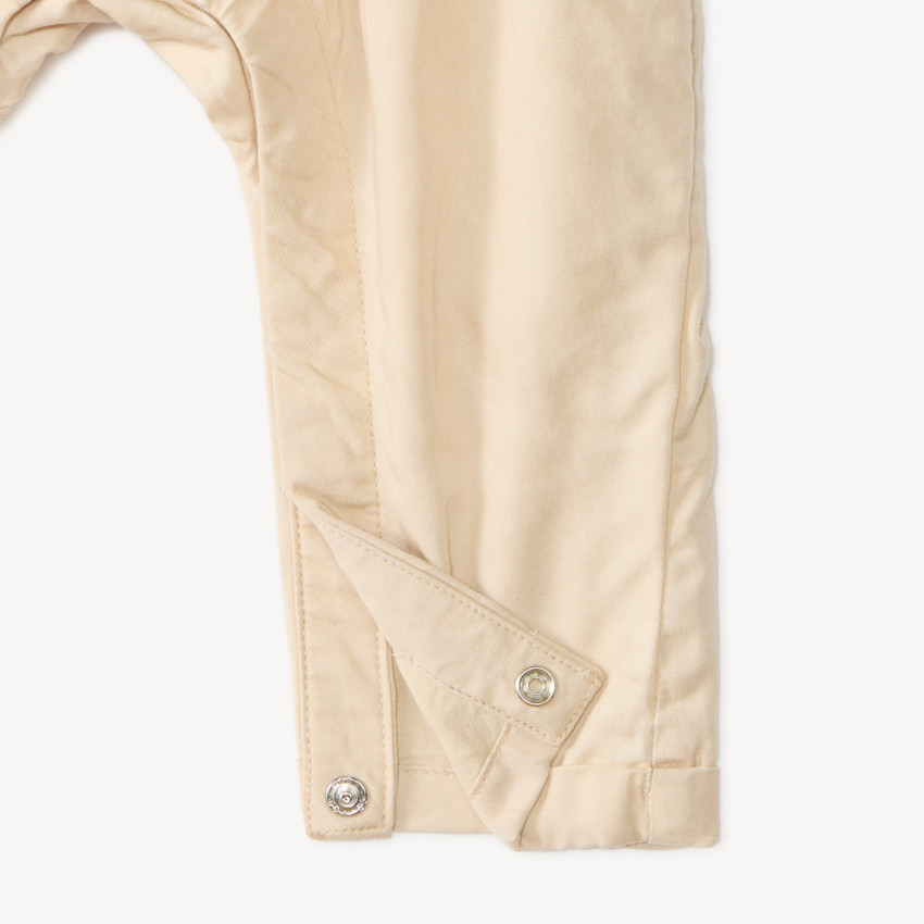 Ensemble 2 pièces salopette et t-shirt manches longues imprimé papillons pour bébé fille 