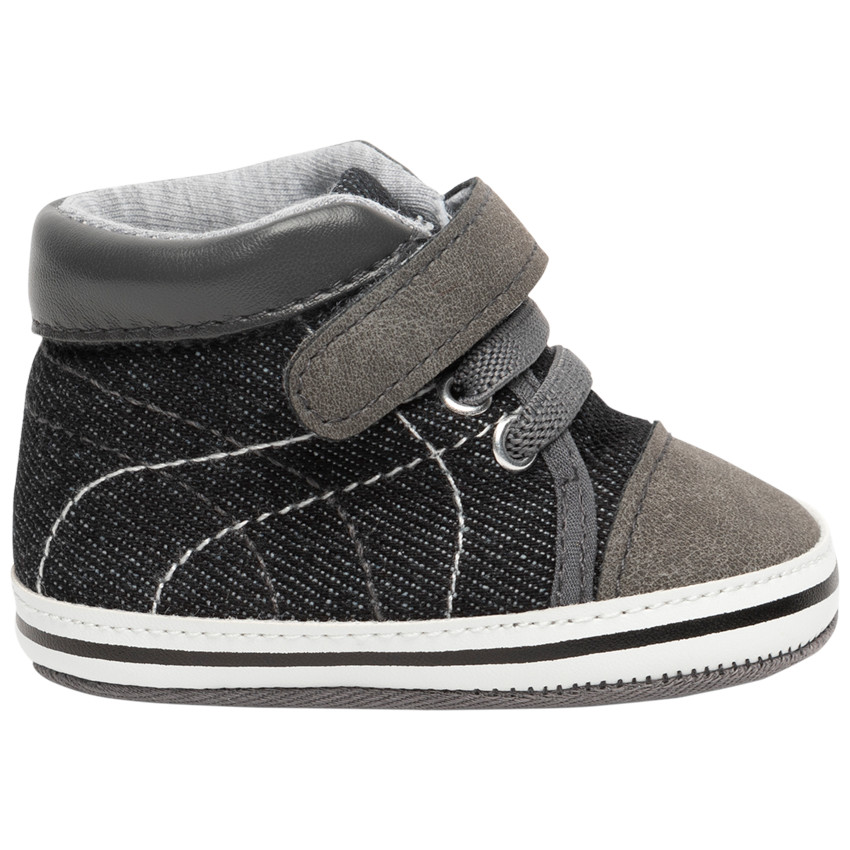 Toiles montantes à lacets et scratchs pour bébé garçon 