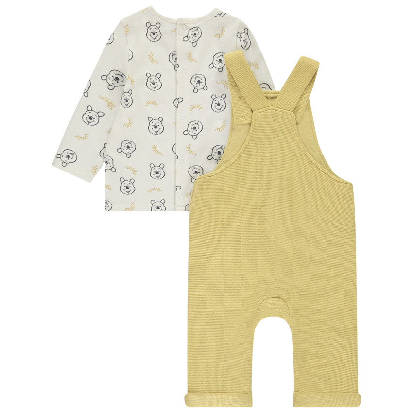 Salopette en T-shirt met lange mouwen Winnie Disney voor baby jongen 