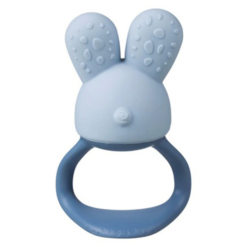 Anneau de dentition silicone refroidir et remplir Bleu 3m+ 