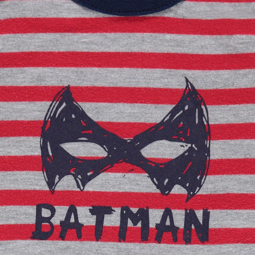 Body manches longues rayé print BATMAN 