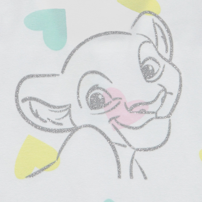 Débardeur à imprimé cœurs fantaisie et print pailleté Nala Disney pour bébé fille 