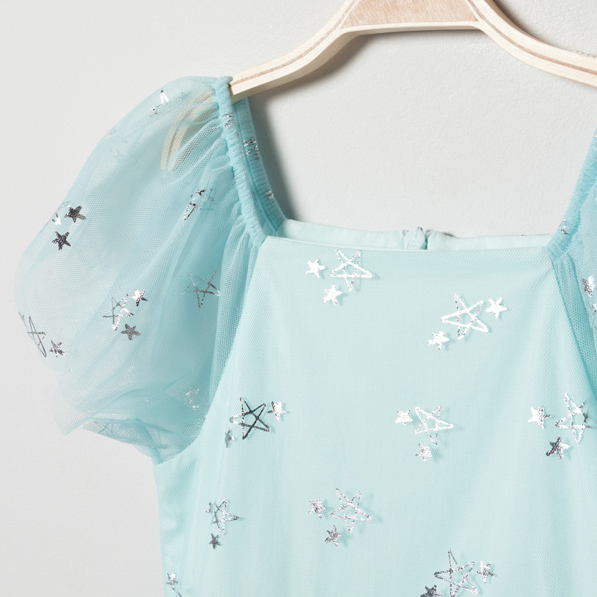 Robe de cérémonie en tulle pour fille 