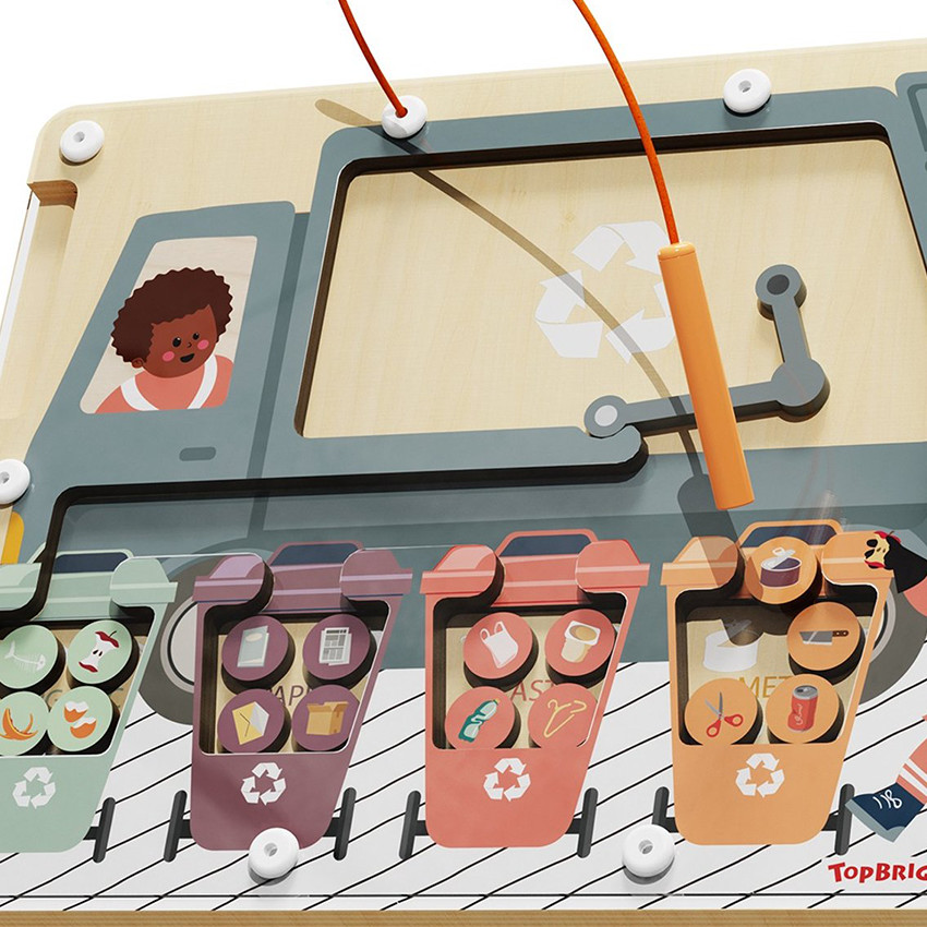 Magnetisch doolhof Afval sorteren 3jaar+ 