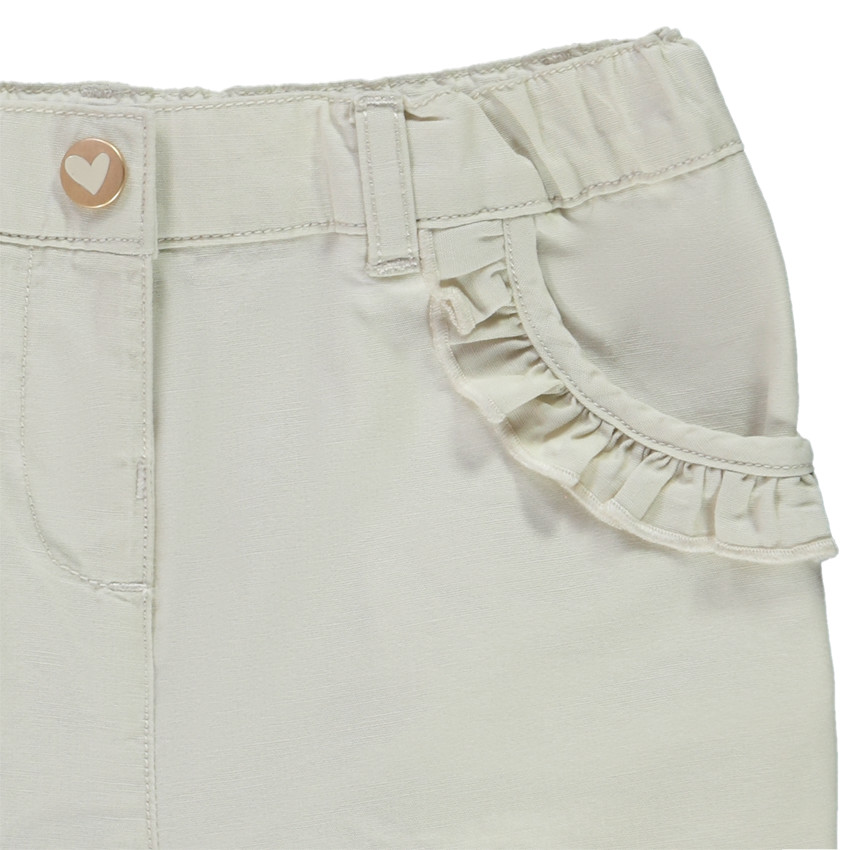 Short met ruches zakken voor baby meisjes 