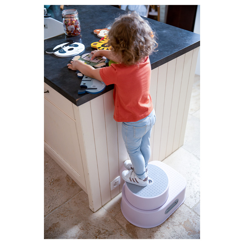 Marche-Pied double antidérapant Rose 