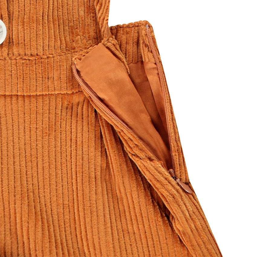 Korte salopette in ribfluweel, voor meisjes. 