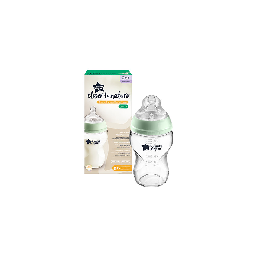 Biberon Closer to Nature verre 250ml 