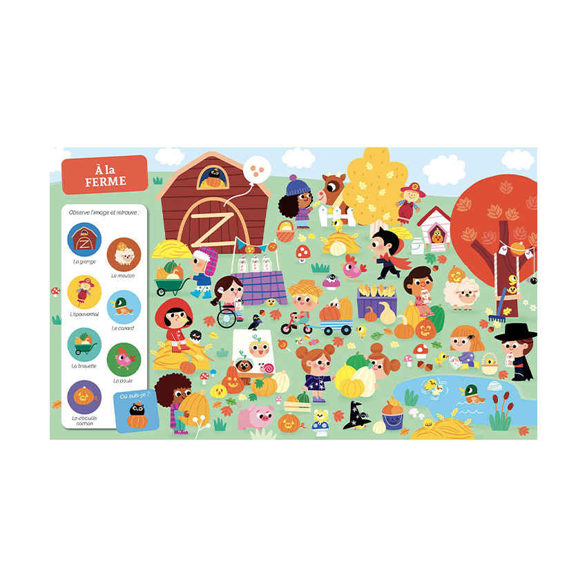 Boek FR "Cherche et trouve"Même pas peur" 3an+ 