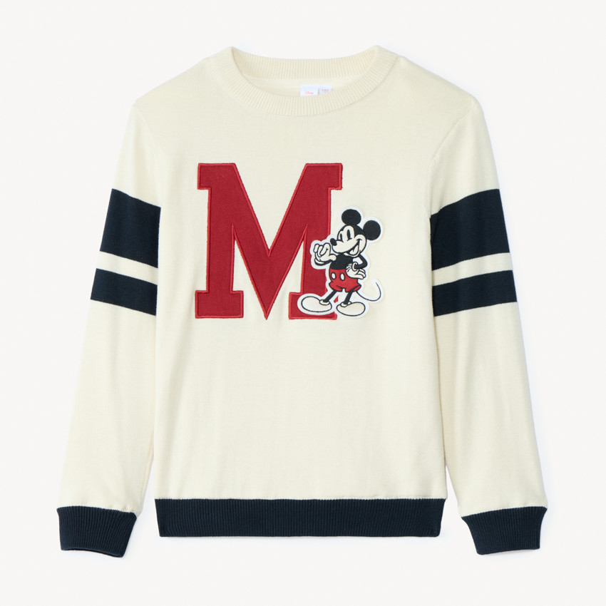 Gebreide fluwelen Mickey Disney trui voor jongens 