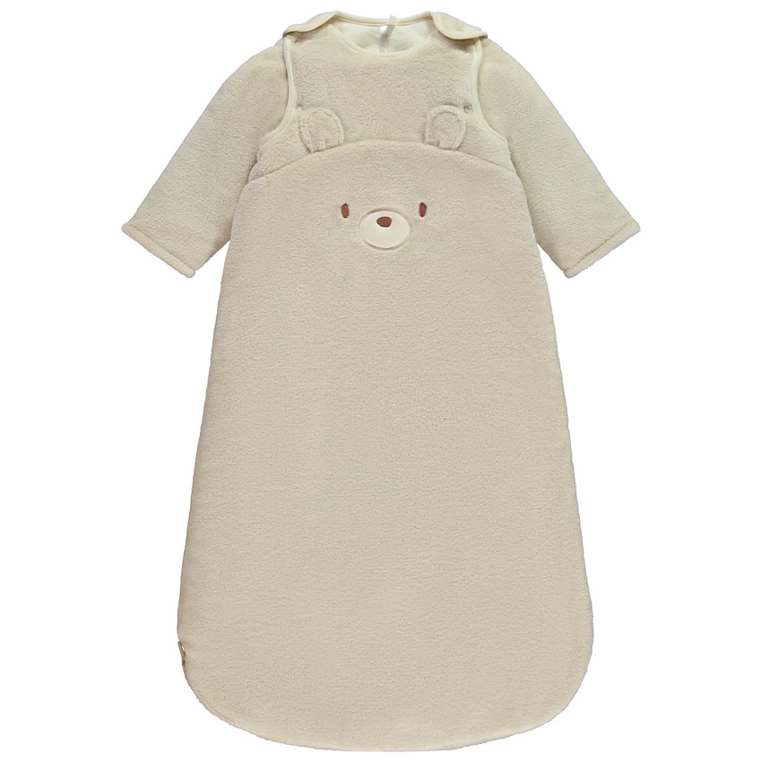 Gigoteuse ourson en sherpa TOG 3.5 à manches amovibles pour bébé 